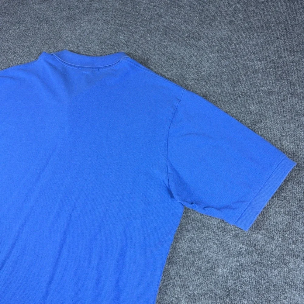 Polo Ralph Lauren Mens 2XLT Tall Blue Short Sleeve Pique Cotton Polo Shirt